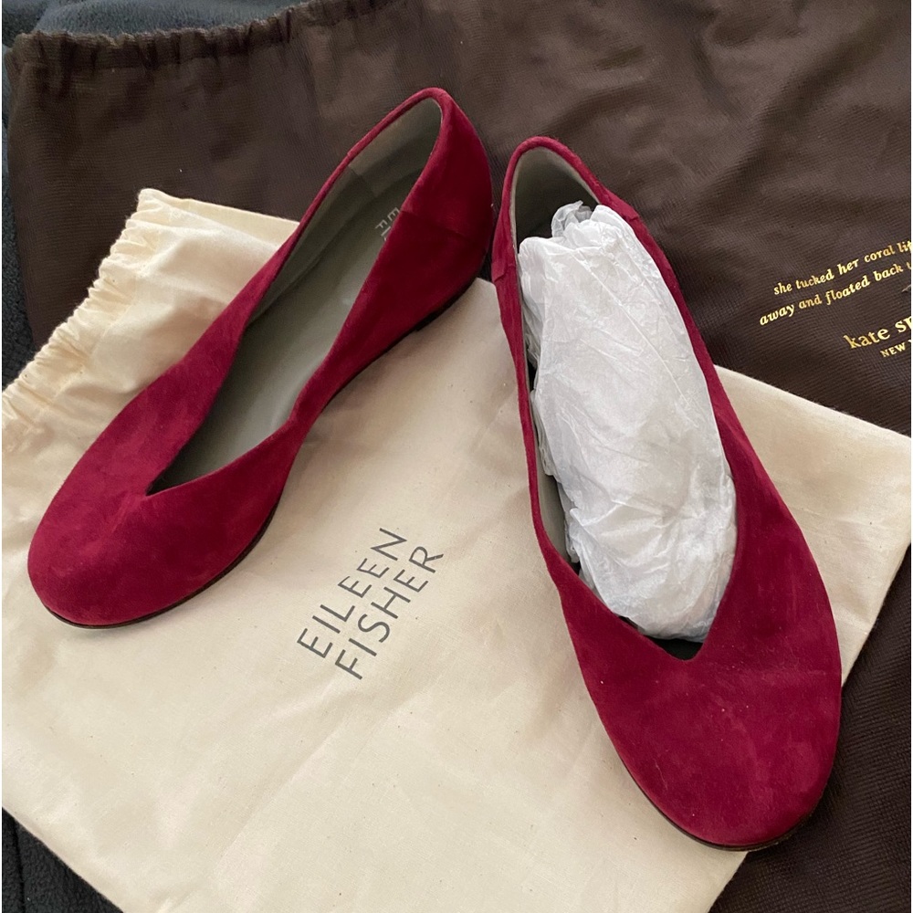 Eileen Fisher suede shoes